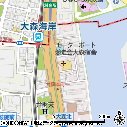 東京都大田区大森本町1丁目3周辺の地図