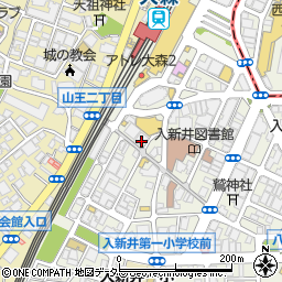 24時間 餃子酒場 大森店周辺の地図