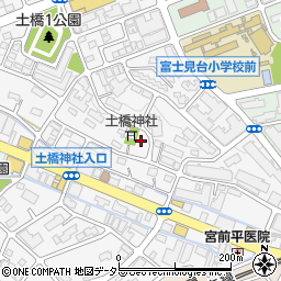 土橋神社周辺の地図