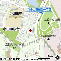 小山田桜台タウンハウス周辺の地図