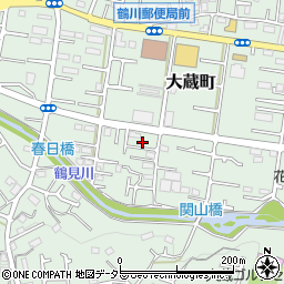 東京都町田市大蔵町456周辺の地図
