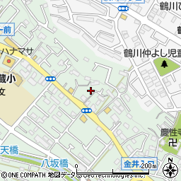 東京都町田市大蔵町2108周辺の地図