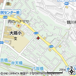 東京都町田市大蔵町265-12周辺の地図