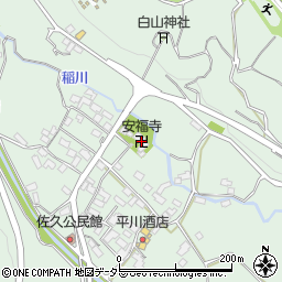 安福寺周辺の地図