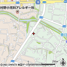 東京都町田市大蔵町3502-3周辺の地図