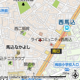 東京都大田区西馬込2丁目19周辺の地図