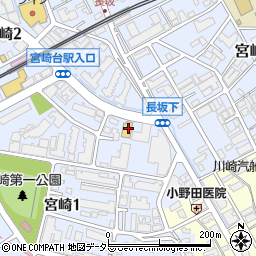 あつみ薬局宮崎台店周辺の地図