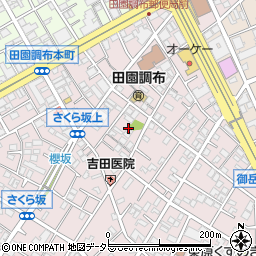 東京都大田区田園調布本町9周辺の地図