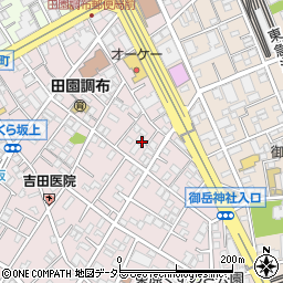 東京都大田区田園調布本町5周辺の地図