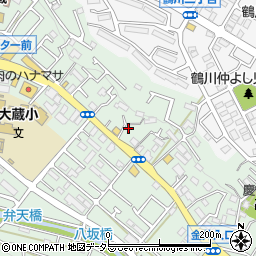 東京都町田市大蔵町2106周辺の地図