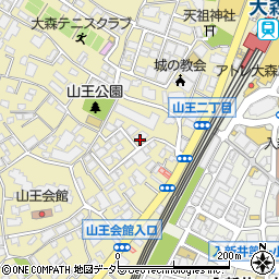 東京都大田区山王3丁目31-10周辺の地図