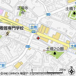 神奈川県川崎市宮前区土橋周辺の地図
