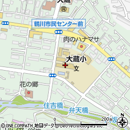 東京都町田市大蔵町286周辺の地図