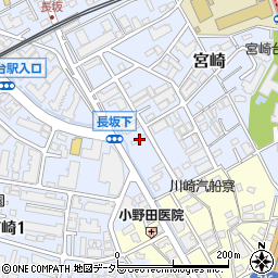 神奈川県川崎市宮前区宮崎283周辺の地図