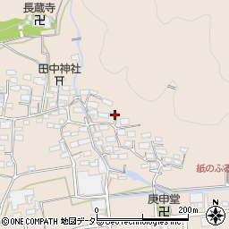 岐阜県美濃市上野419周辺の地図