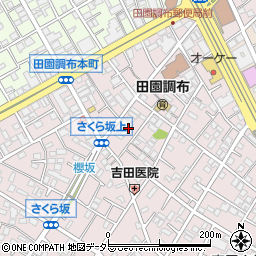 東京都大田区田園調布本町8周辺の地図