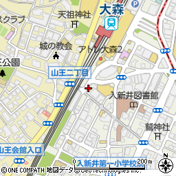 カレーハウスＣｏＣｏ壱番屋ＪＲ大森駅東口店周辺の地図
