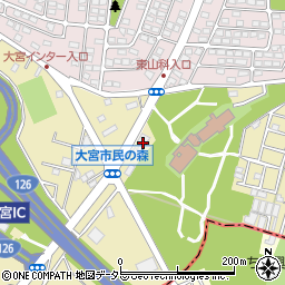 ＥＮＥＯＳ大宮台ＳＳ周辺の地図