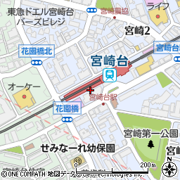 宮崎台まごころ川島歯科医院周辺の地図