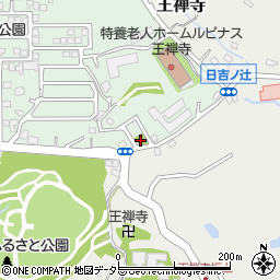 王禅寺日吉谷公園周辺の地図