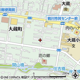 東京都町田市大蔵町385周辺の地図
