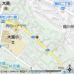 東京都町田市大蔵町2102周辺の地図