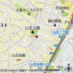 東京都大田区山王3丁目31-14周辺の地図