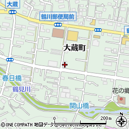 東京都町田市大蔵町438周辺の地図