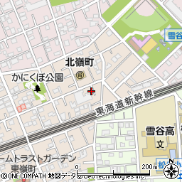 東京都大田区北嶺町27-25周辺の地図