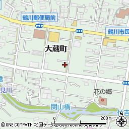 東京都町田市大蔵町422周辺の地図