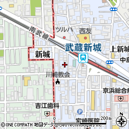 株式会社 中央防災技研 クリンライフケア事業部川崎事業所周辺の地図