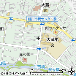 東京都町田市大蔵町347-9周辺の地図