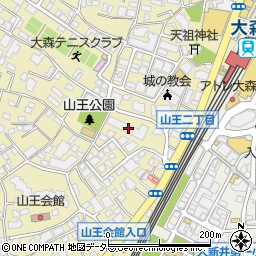 東京都大田区山王3丁目31-21周辺の地図