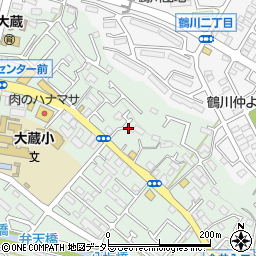 東京都町田市大蔵町2101周辺の地図