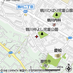 サンパーク鶴川周辺の地図