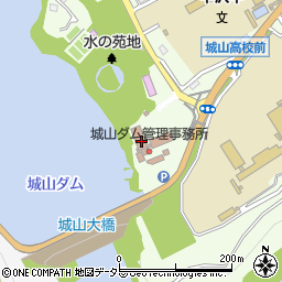 神奈川県出先機関　県土整備局城山ダム管理事務所周辺の地図