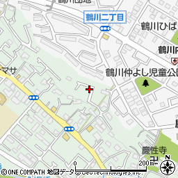 東京都町田市大蔵町2096-10周辺の地図