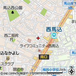 東京都大田区西馬込2丁目3-1周辺の地図