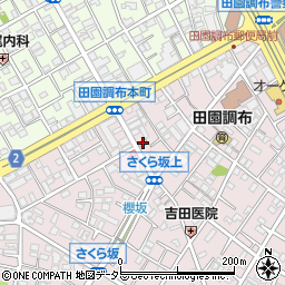 ローソンＬＴＦ田園調布本町店周辺の地図