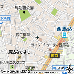 東京都大田区西馬込2丁目3-12周辺の地図