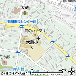 東京都町田市大蔵町296周辺の地図