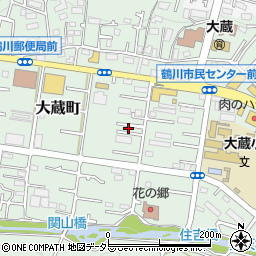 東京都町田市大蔵町383周辺の地図