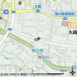 東京都町田市大蔵町494-2周辺の地図