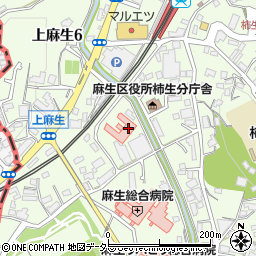 柿生記念病院周辺の地図