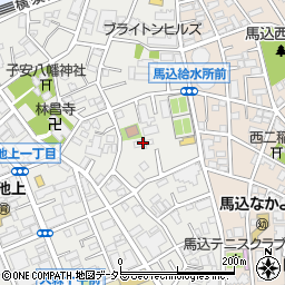 東京都大田区仲池上1丁目10周辺の地図