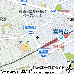 ビューグラス宮崎台周辺の地図