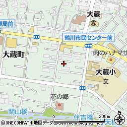 東京都町田市大蔵町370周辺の地図