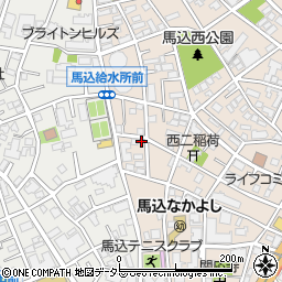 東京都大田区西馬込2丁目25-14周辺の地図