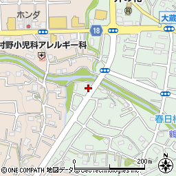 東京都町田市大蔵町2790周辺の地図