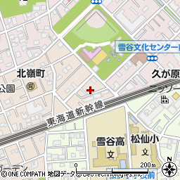 東京都大田区北嶺町24-5周辺の地図